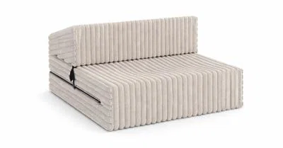 Rozkládací pohovka SUZI BÉŽOVÁ SZTRUKS 70x200 výška 9 cm